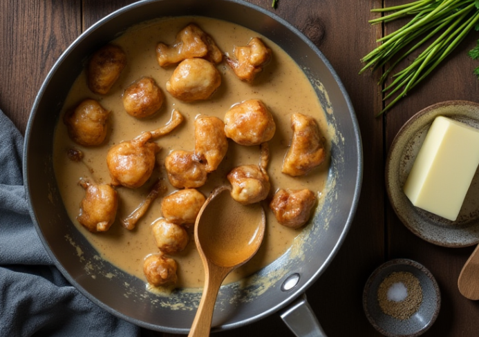 stroganoff de poulet