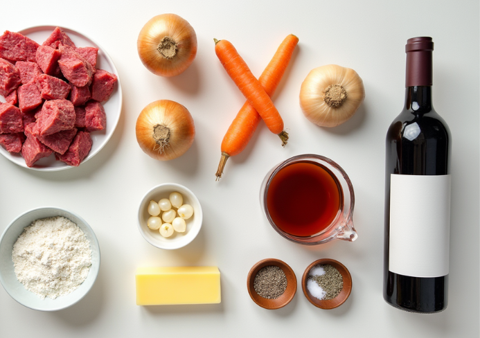 Recette de Bœuf Bourguignon