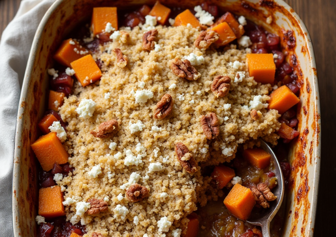 Crumble salé
