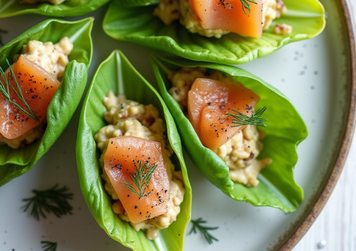 Endives Farcies au Saumon Fumé