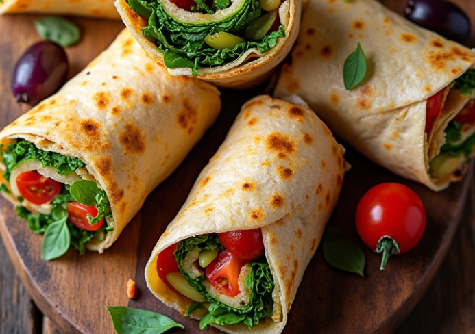 wraps apéro maison