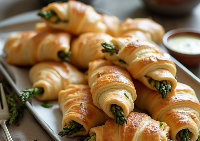 Feuilletés d’asperges