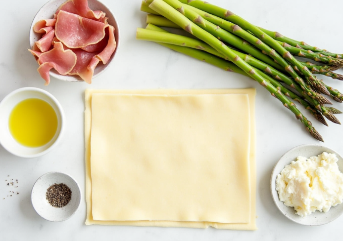 Feuilletés d’asperges