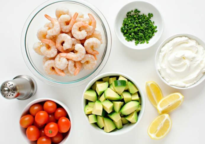Salade de crevettes