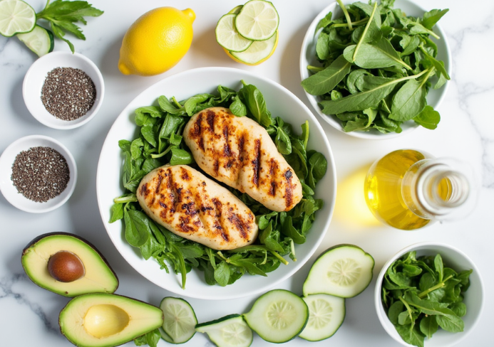 salade au dîner 