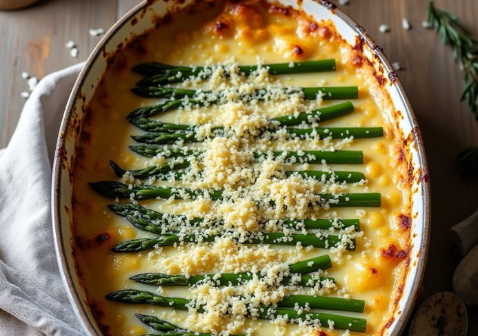 gratin d’asperges