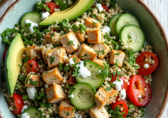Salade Quinoa Poulet