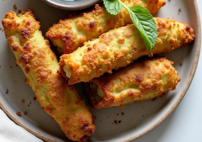 Cigares Croquants aux Courgettes