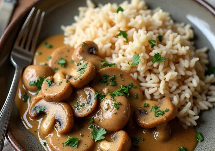 Stroganoff de champignons