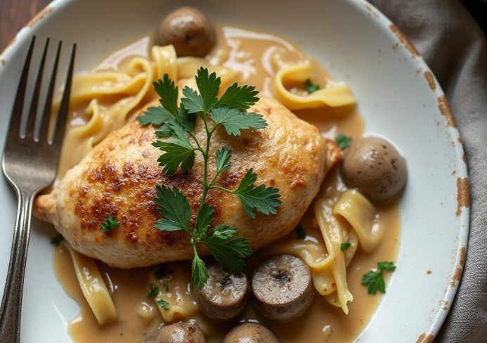 Stroganoff de poulet