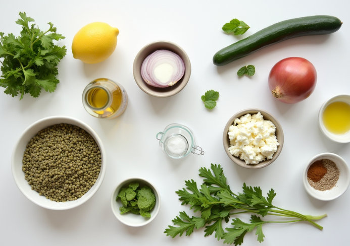 Salade de lentilles