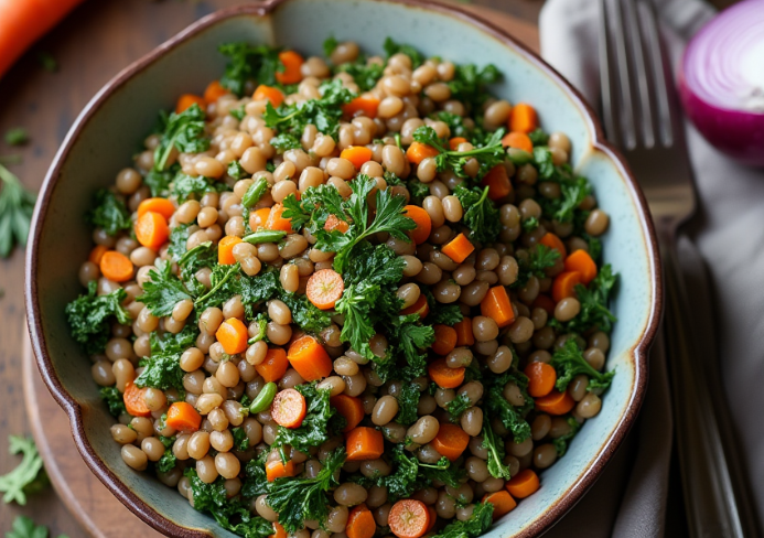 Salade de lentilles