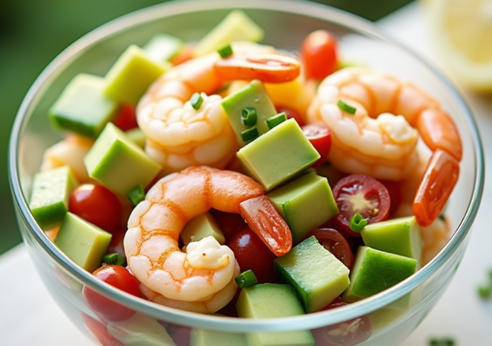 Salade de crevettes