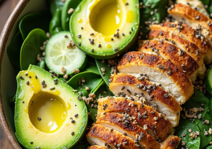 salade au dîner