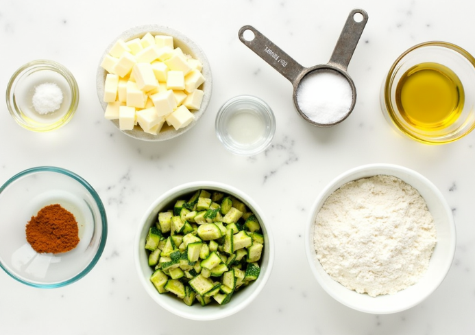 Moelleux au Chèvre et à la Courgette