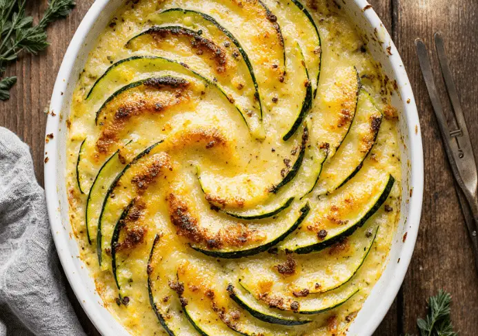 gratin de courgettes