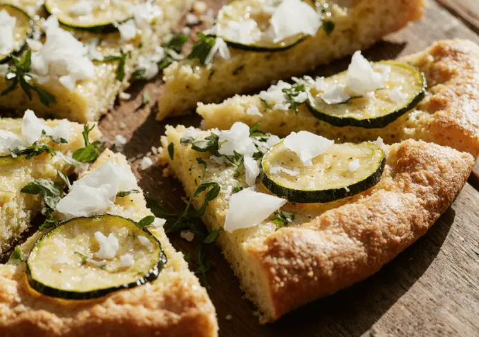Scarpaccia de courgette au parmesan