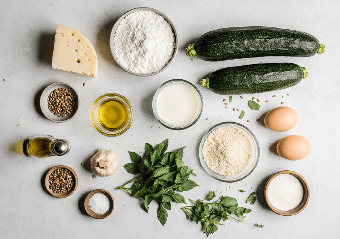Scarpaccia de courgette au parmesan