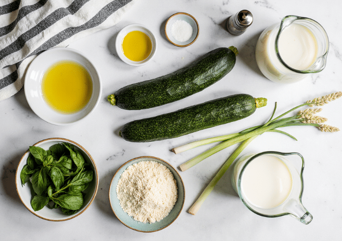 Scarpaccia courgettes oignons