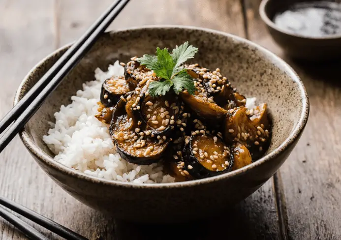 Aubergine Teriyaki