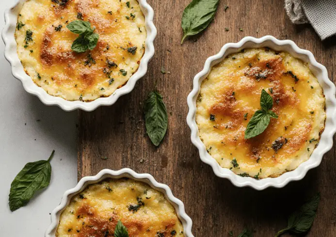 flan de courgettes au parmesan
