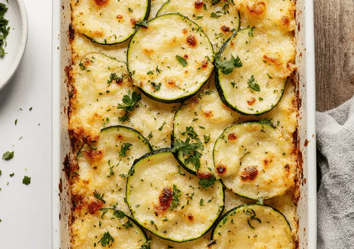 gratin courgettes