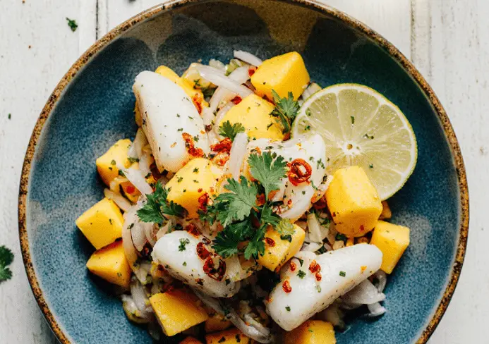 ceviche de lieu noir