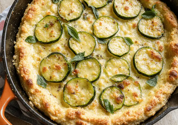 flan salé aux courgettes