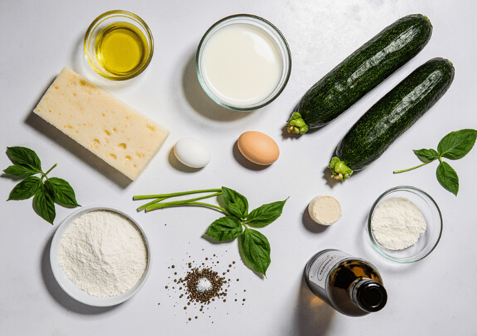 Scarpaccia de courgettes