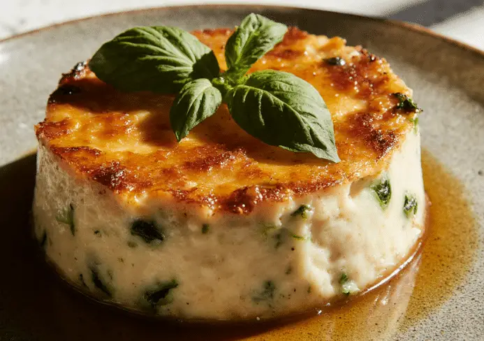 flan de courgette chèvre