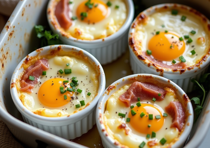 œufs cocotte