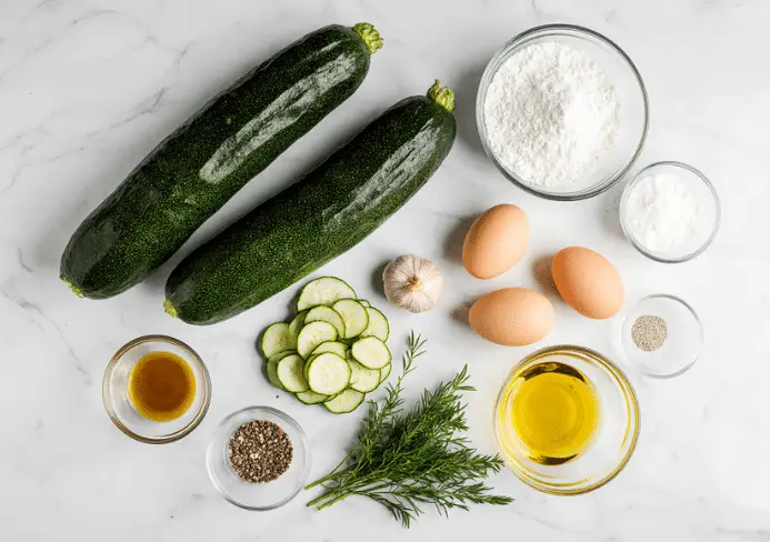 beignets de courgettes