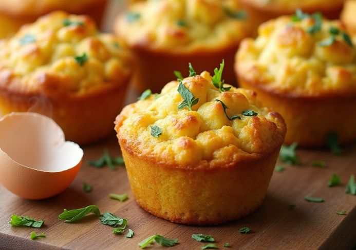 muffins aux œufs et légumes