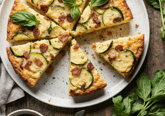 Gâteau de courgette aux lardons