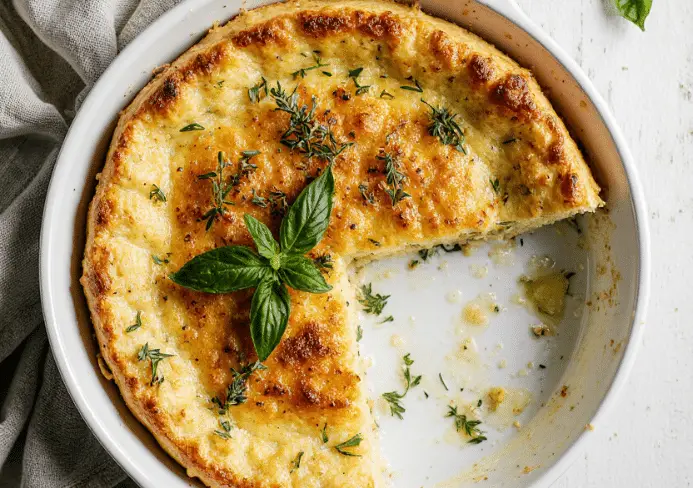 flan de courgettes au fromage blanc