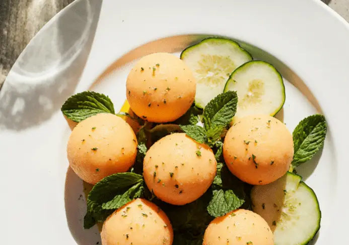 salade melon concombre