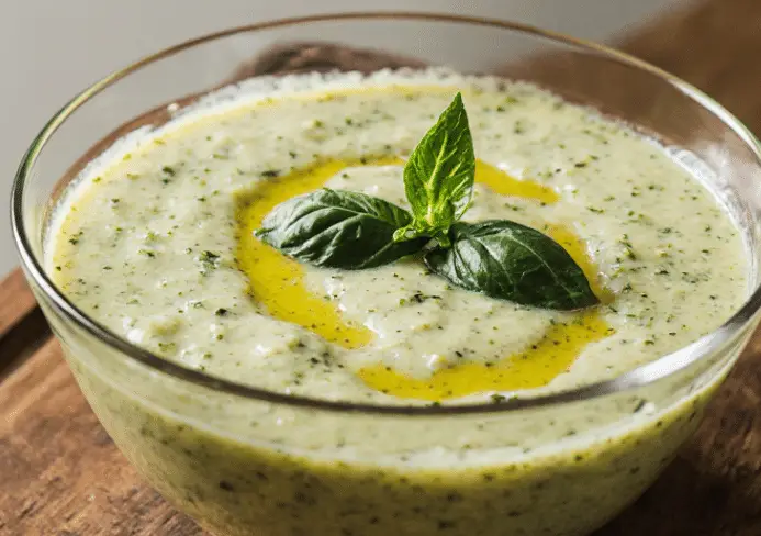 gaspacho de courgettes