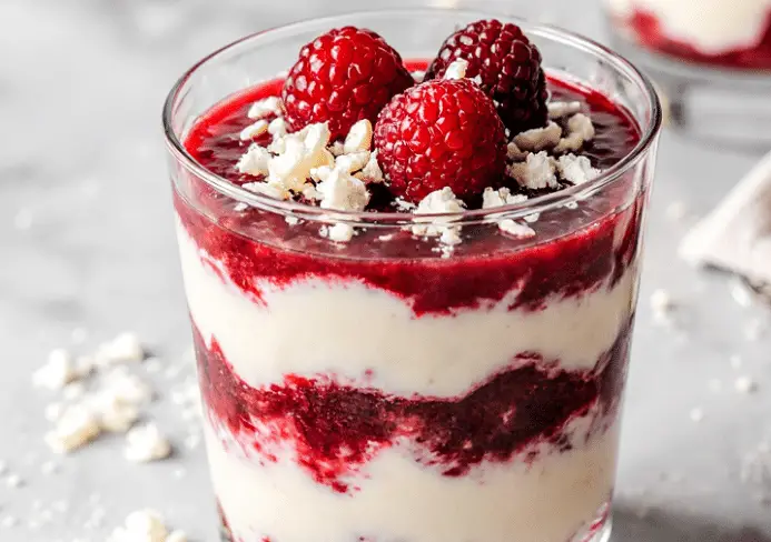 tiramisu aux framboises et chocolat blanc