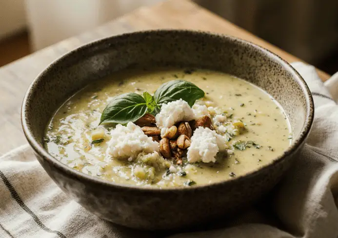 velouté de courgettes