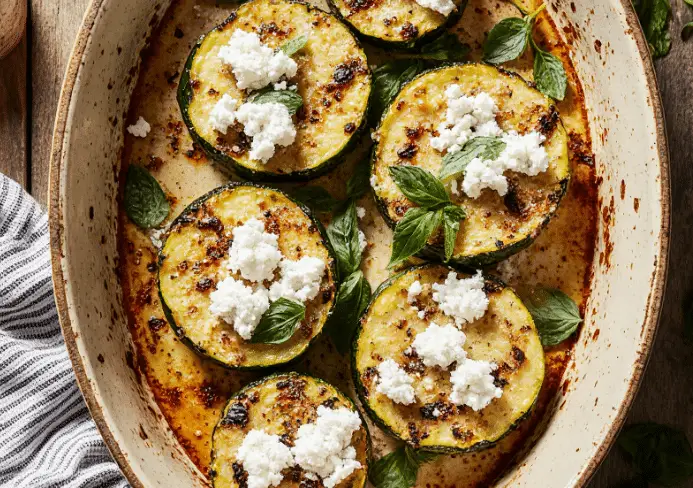 courgettes rondes farcies à la feta