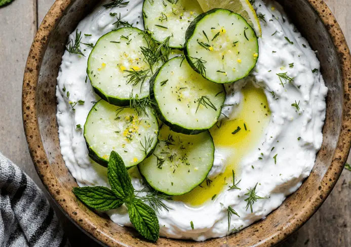 Salade de concombre au yaourt