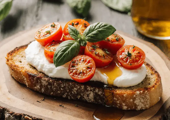 burrata bruschetta