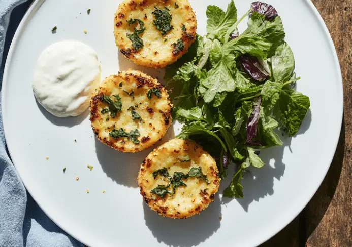 minis flans de courgette