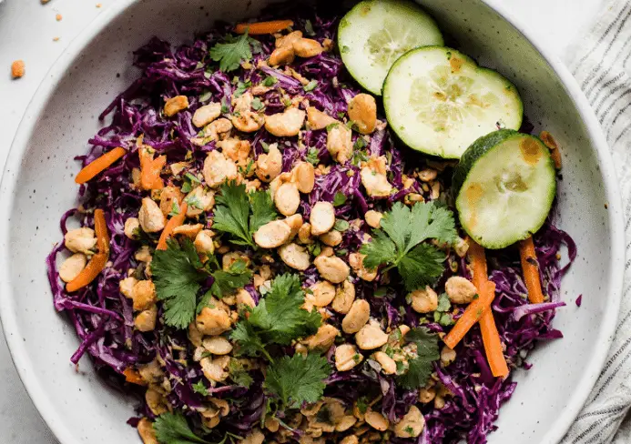 salade thaï aux cacahuètes