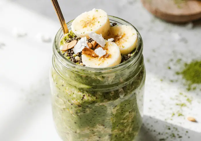 matcha overnight oats