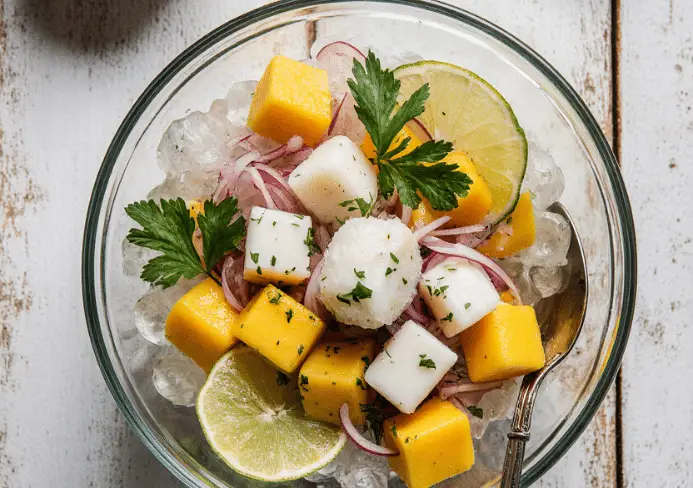 ceviche de lieu noir