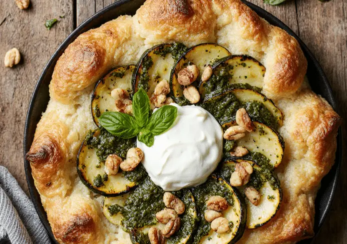 feuilleté courgettes