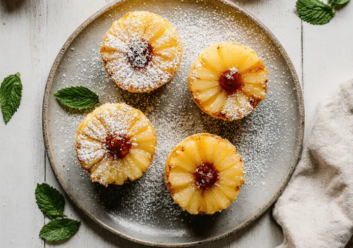 petits moelleux à l'ananas