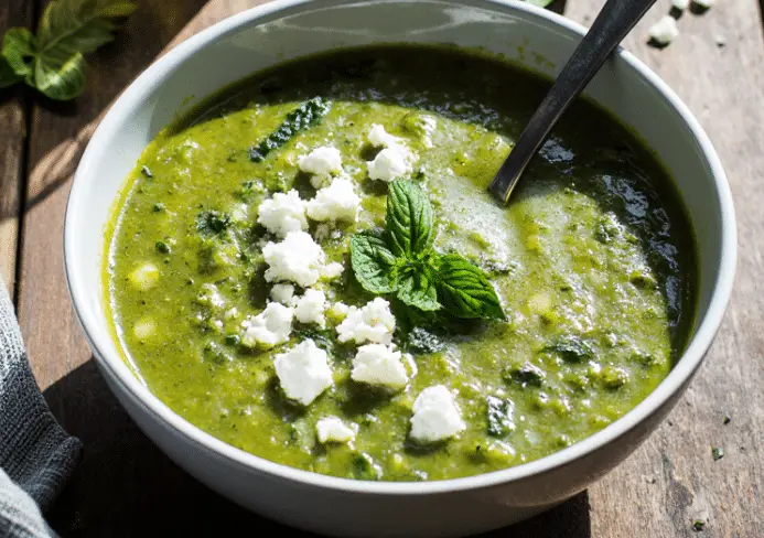 soupe froide courgette