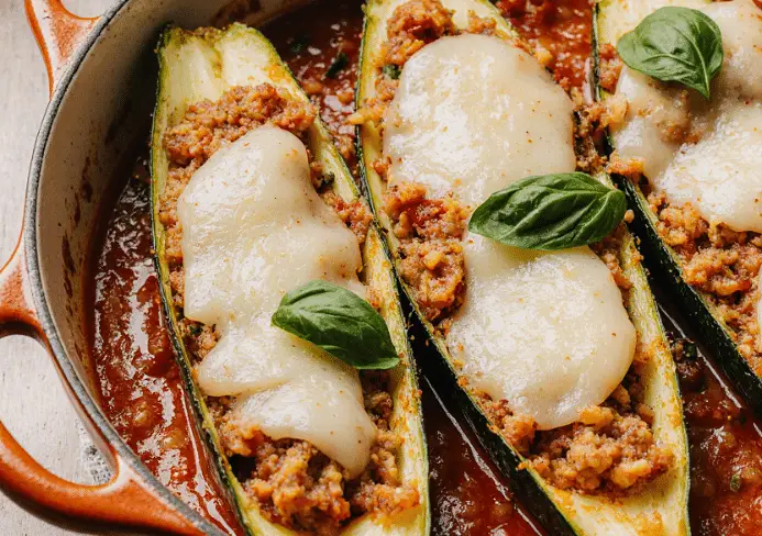 courgettes farcies à l’italienne
